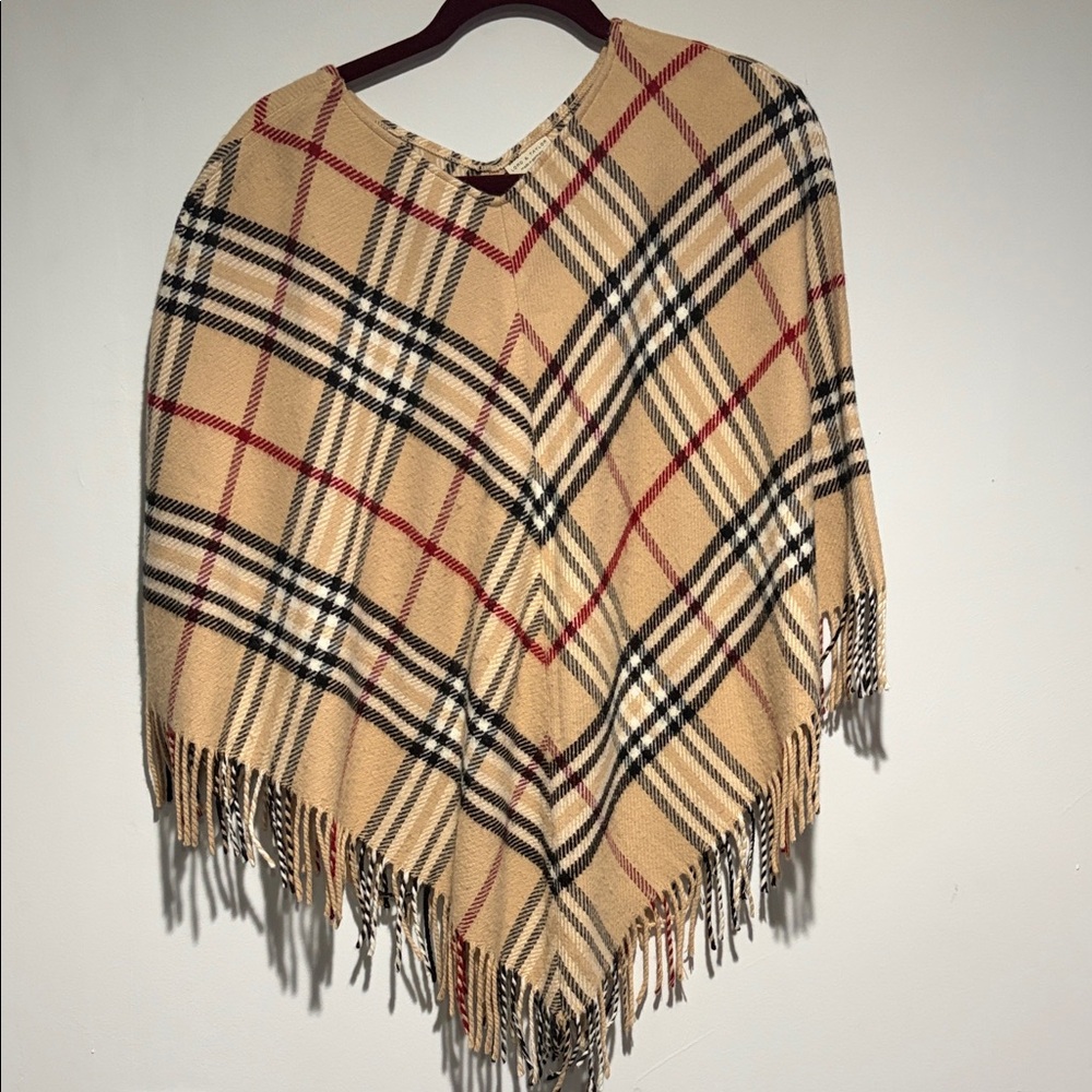 Lord & Taylor Checkered Knit Wrap